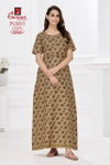 Purvi Nighty Vol 1 By Ganpati Cotton Printed Night Wear Nighty Wholesale Price In Surat